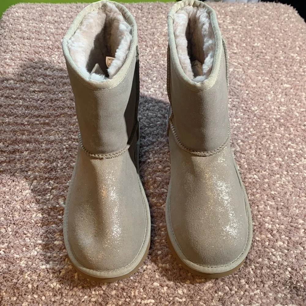 UGG Classic Short Shimmer Metallic Boots